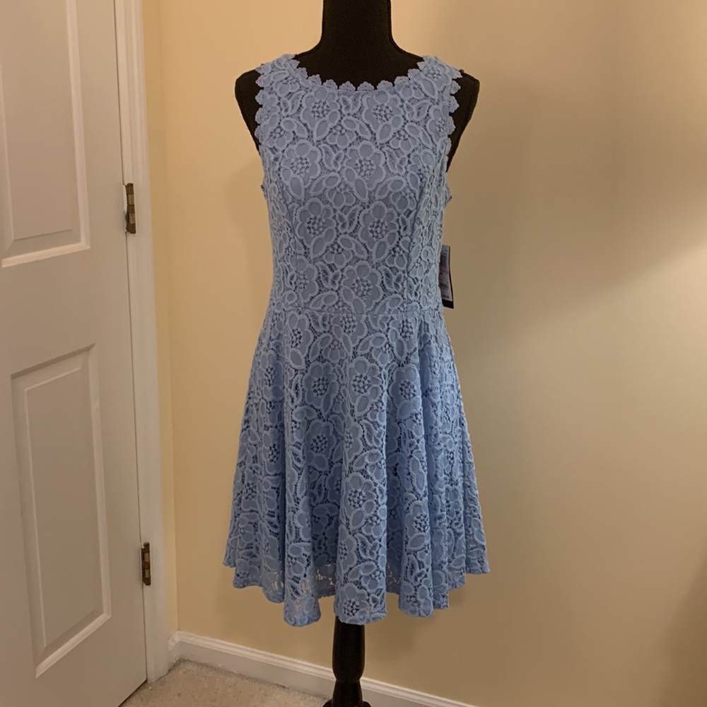 City Studio; powder blue dress, size 13